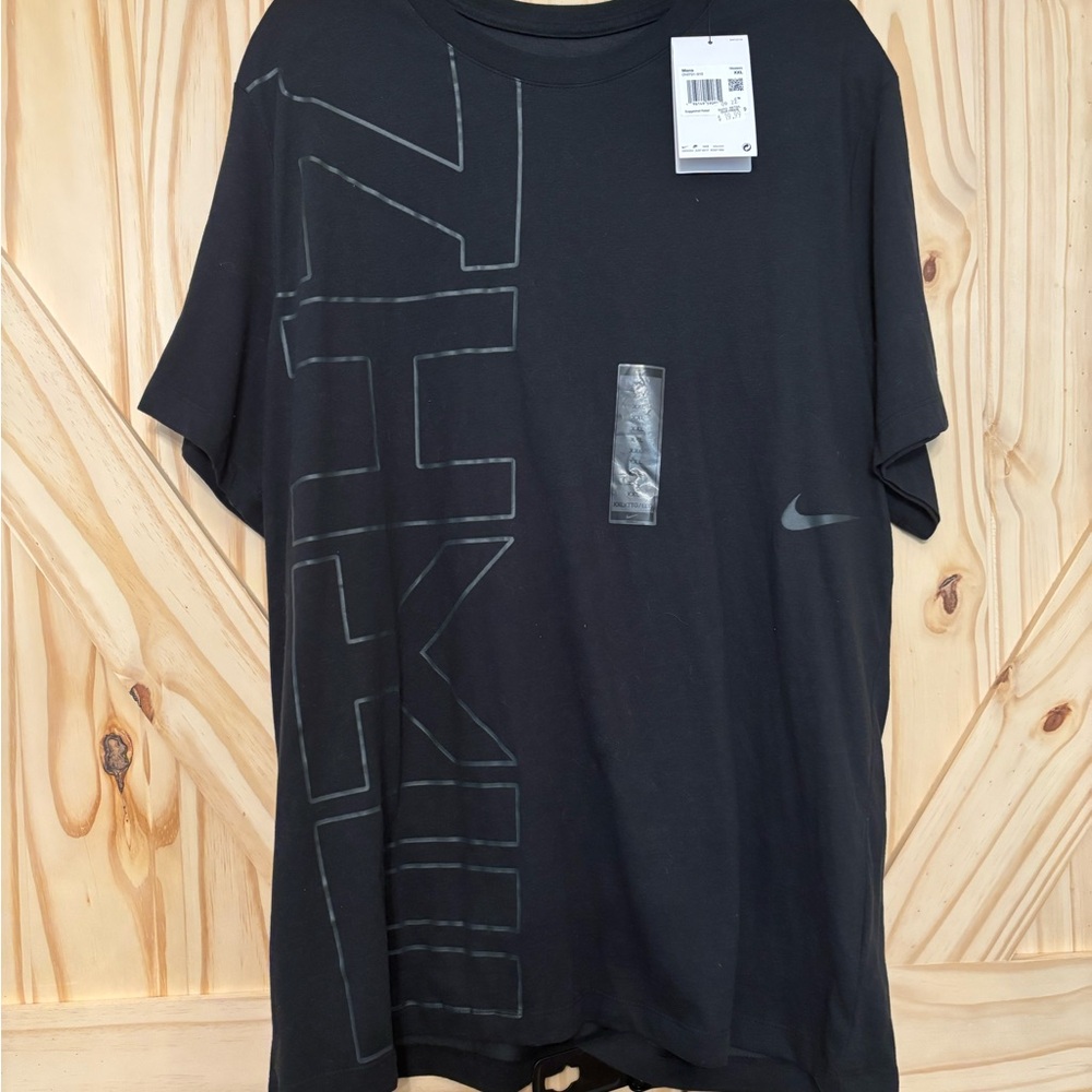 NEW with Tags!! Nike Black Logo Short Sleeve Tee Shirt size XXL